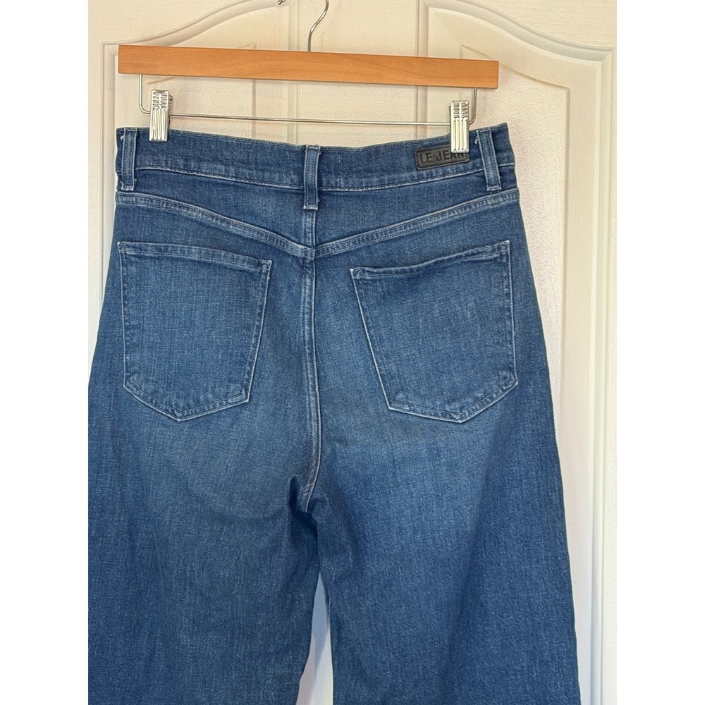 Le Jean | Column Jean Wide Leg Dark Wash Size 28/6 Classic Denim Indigo - Picture 8 of 16